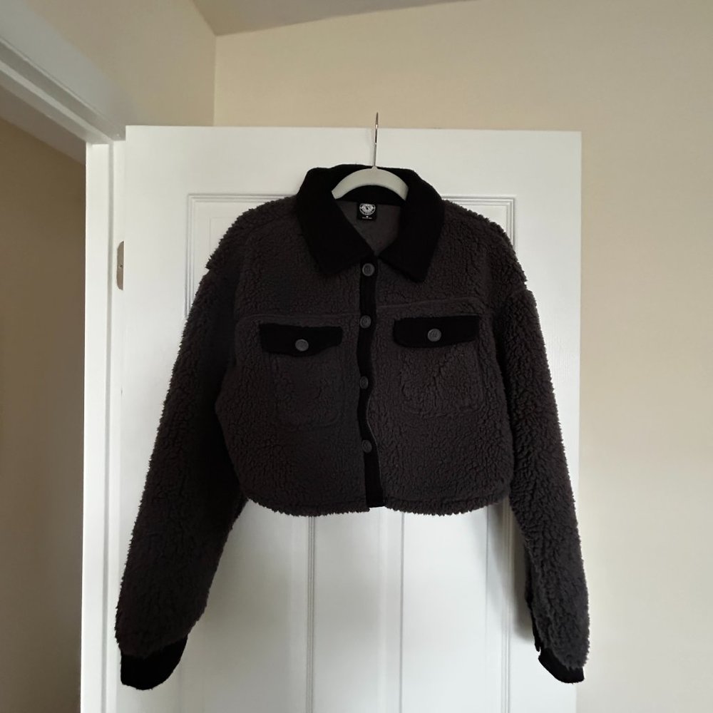 Pacsun Cropped Sherpa Jacket